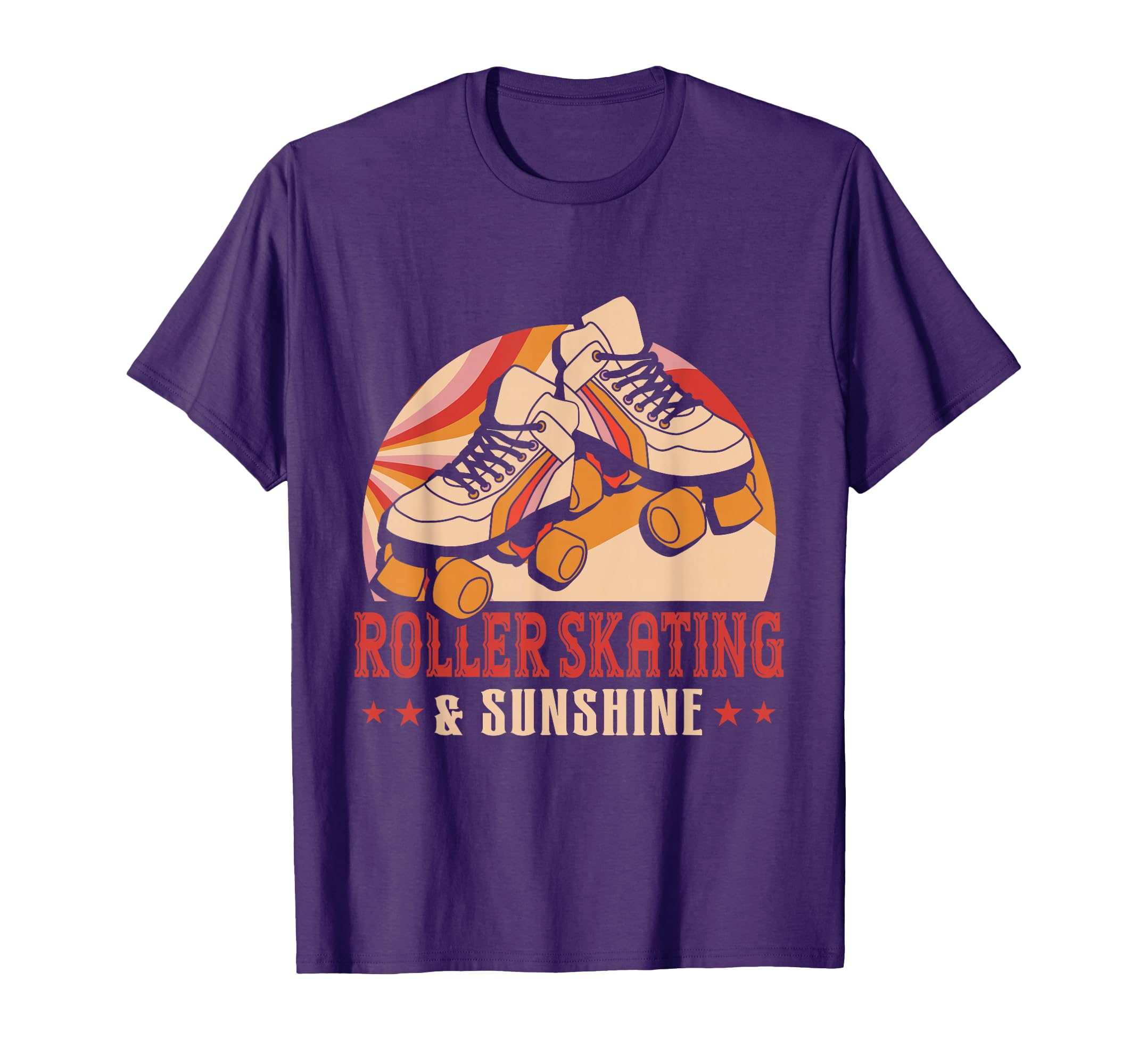 Roller Skate Roller Skating Sunshine T-Shirt - Casual Everyday Wear Unisex - T-Shirt, Sweatshirt, Hoodie