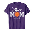 Senior Mom 2025 Basketball Class T-Shirt - Minimalist Print for Adults - T-Shirt, Sweatshirt, Hoodie