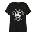 Umatilla County Soccer Distressed 90S Tri T-Shirt - Unique Graphic Unisex - T-Shirt, Sweatshirt, Hoodie