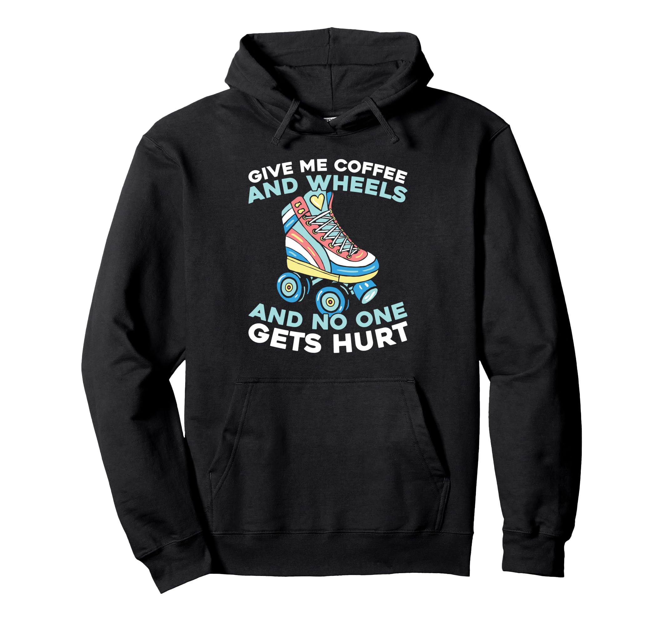 Skater Skates Roller Skating Hoodie - Streetwear Style Men Women - T-Shirt, Sweatshirt, Hoodie