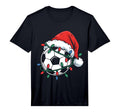 Soccer Ball Santa Hat Funny Soccer T-Shirt - Unique Graphic Men Women - T-Shirt, Sweatshirt, Hoodie
