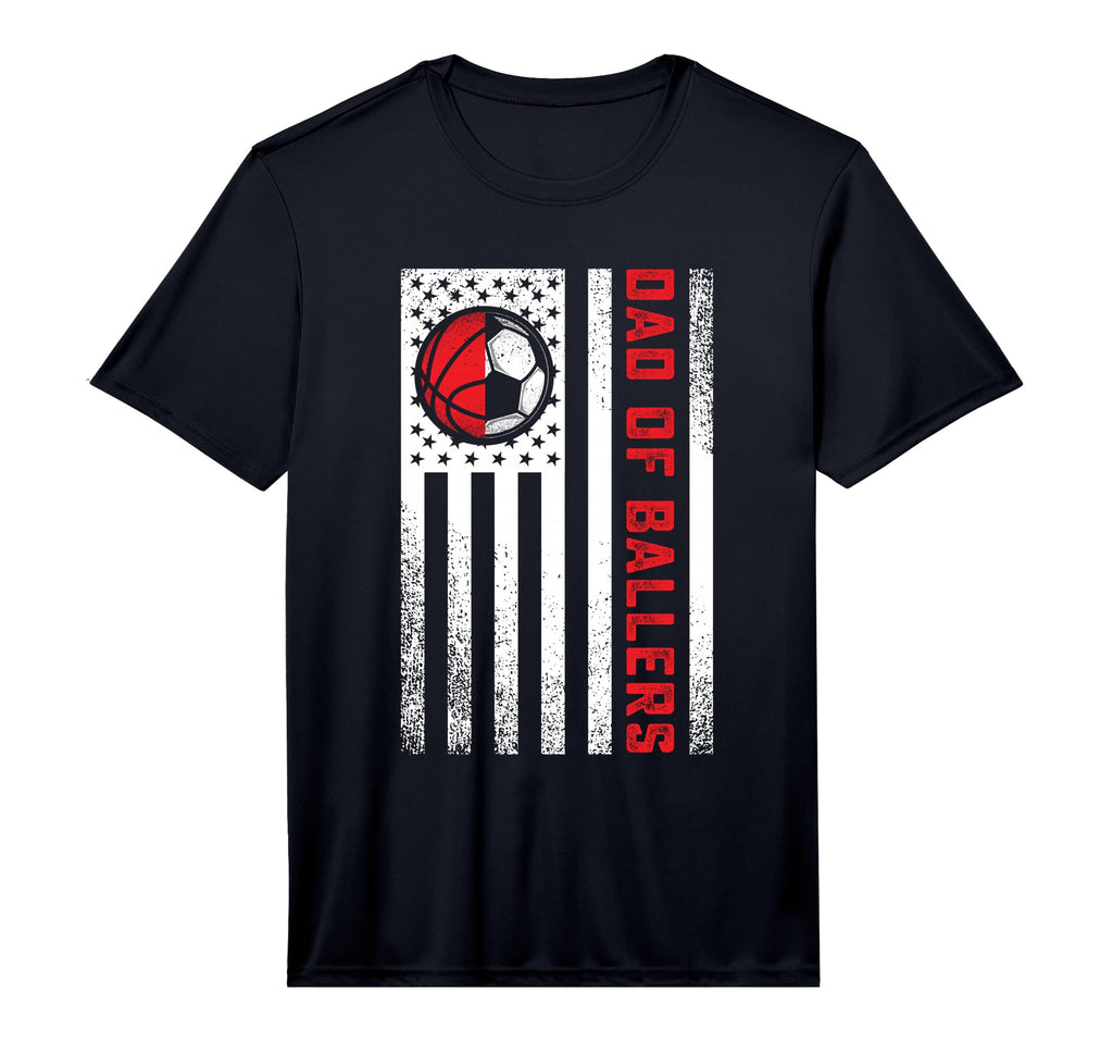 Mens Patriotic Dad Ballers American T-Shirt - Streetwear Style Men Women - T-Shirt, Sweatshirt, Hoodie