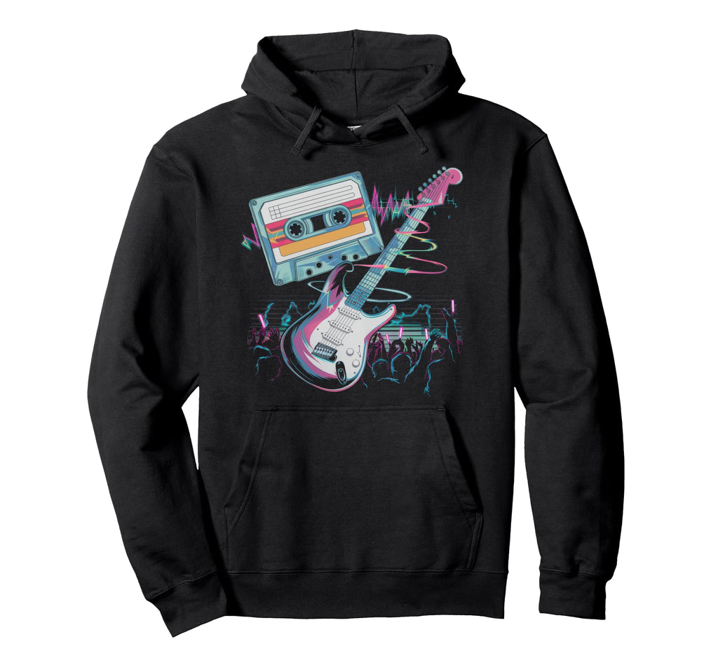 Cassette 80S 90S Party Mixtape Tape Hoodie - Minimalist Print for Adults - T-Shirt, Sweatshirt, Hoodie