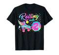 Roller Skates Birthday Disco Ball Party 90S T-Shirt - Graphic Print Unisex - T-Shirt, Sweatshirt, Hoodie