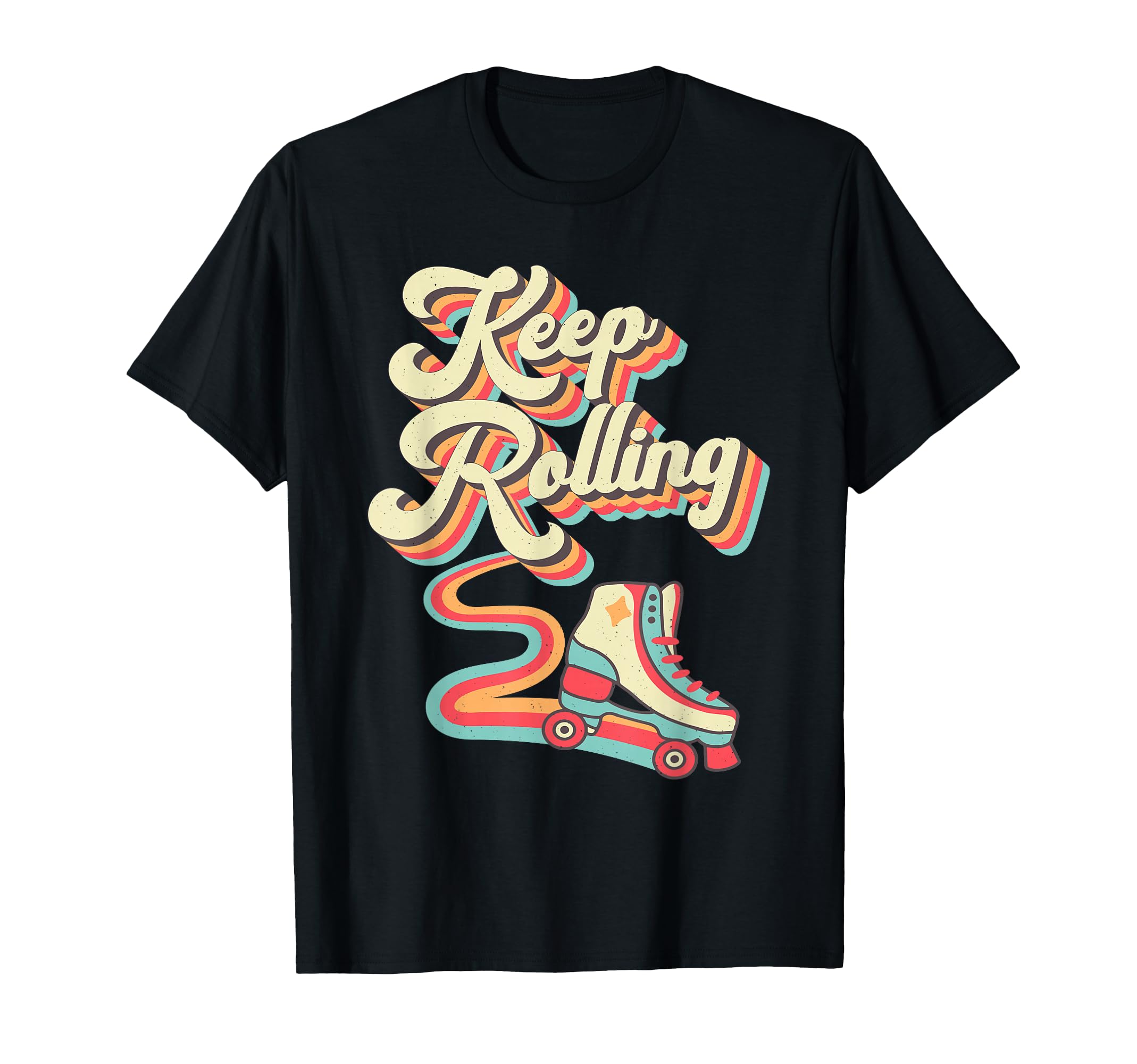 Roller Skating Skate 1970S T-Shirt - Graphic Print Unisex - T-Shirt, Sweatshirt, Hoodie