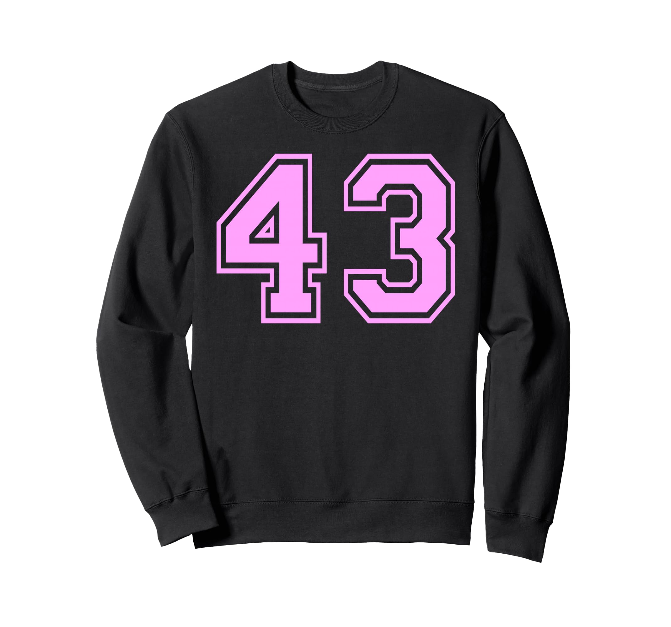 43 Number Forty Three Sports Varsity Sweatshirt - Trendy Graphic Men Women - T-Shirt, Sweatshirt, Hoodie