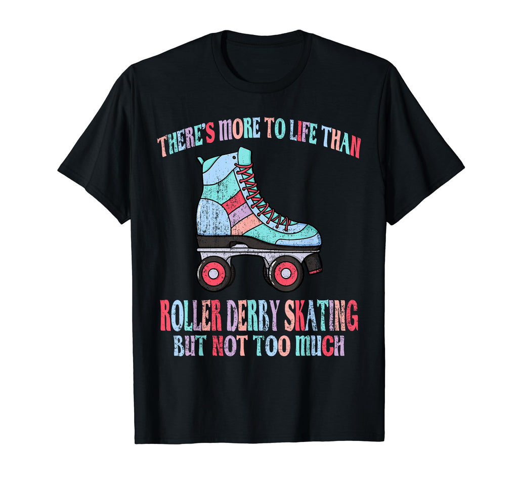 Roller Derby Skater Old School Skates T-Shirt - Trendy Graphic for Adults - T-Shirt, Sweatshirt, Hoodie