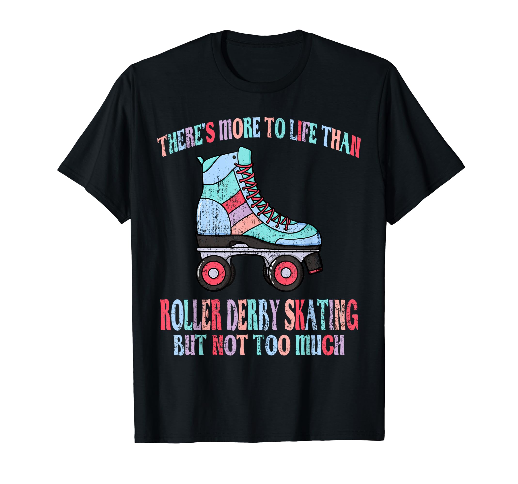 Roller Derby Skater Old School Skates T-Shirt - Trendy Graphic for Adults - T-Shirt, Sweatshirt, Hoodie