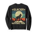 Wolf Glacier National Park Sweatshirt - Streetwear Style Men Women - T-Shirt, Sweatshirt, Hoodie