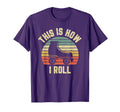Rollerskate Rollerskating How I Roll T-Shirt - Custom Art Print Unisex - T-Shirt, Sweatshirt, Hoodie