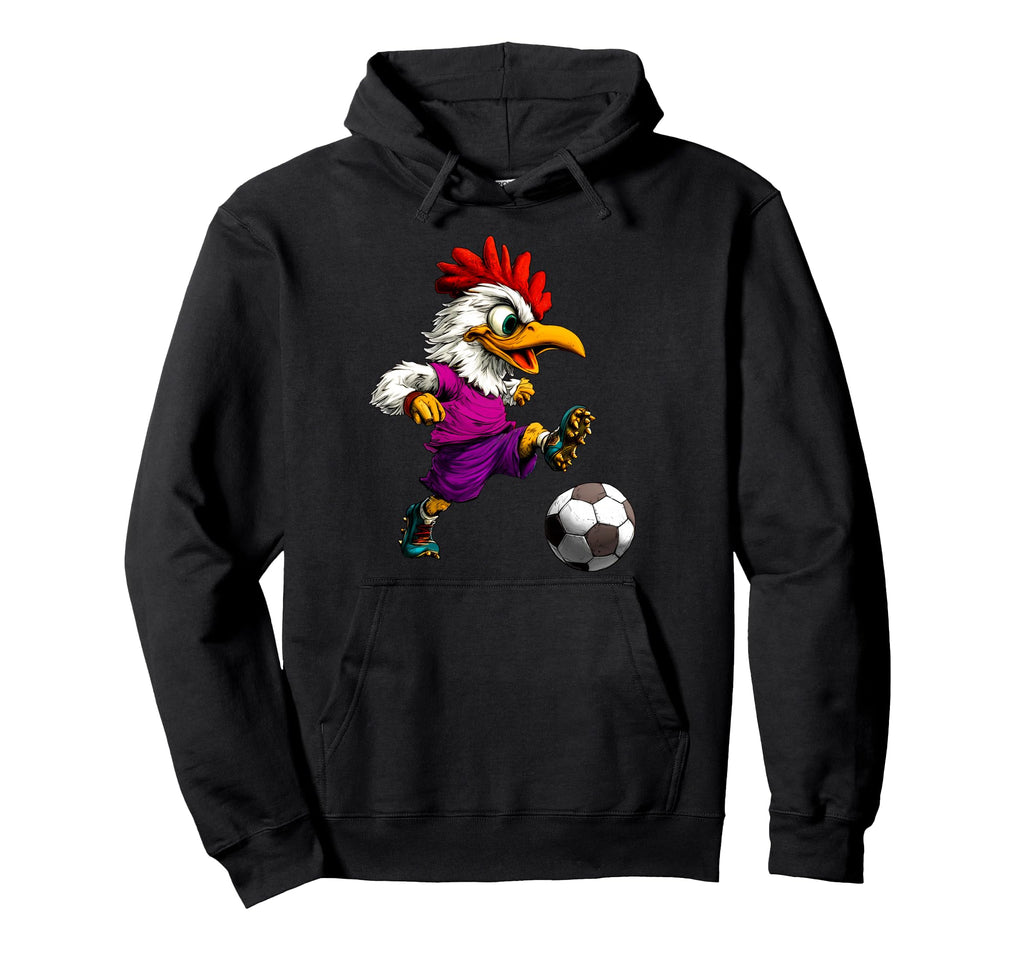 Football Chicken Hoodie - Aesthetic Graphic Men Women - T-Shirt, Sweatshirt, Hoodie