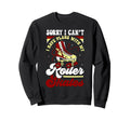 Roller Skating Skate 1970S Sorry I Sweatshirt - Minimalist Print Unisex - T-Shirt, Sweatshirt, Hoodie