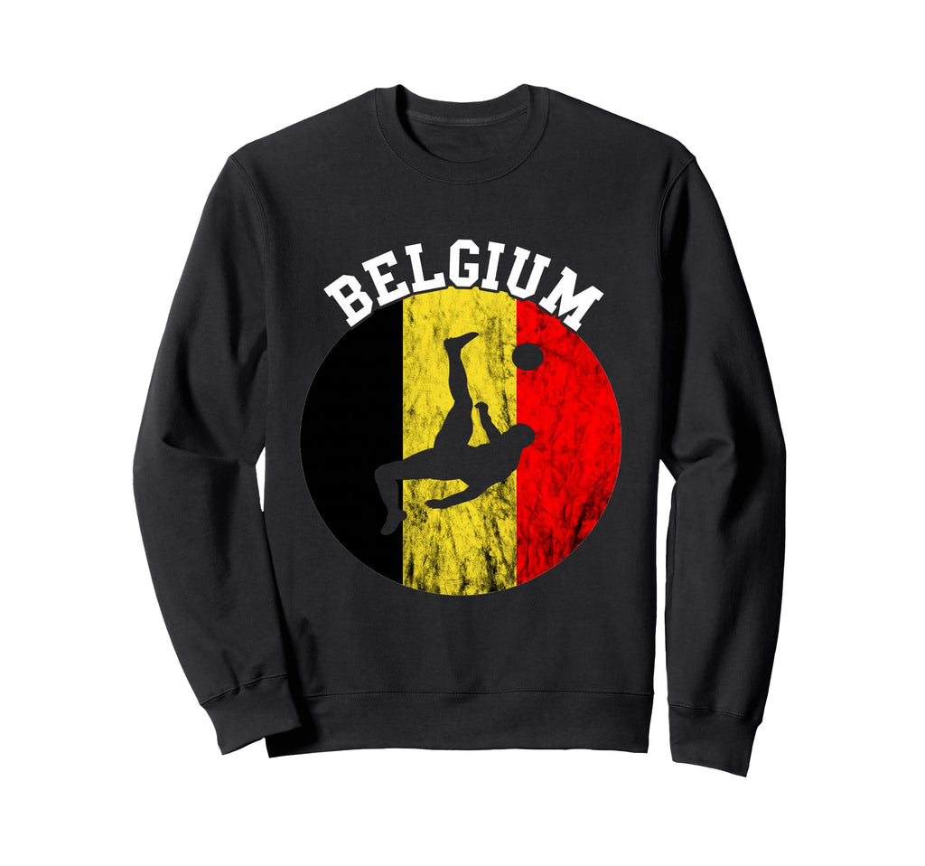 Belgium Soccer Belgian Pride Sweatshirt - Novelty Apparel for Adults - T-Shirt, Sweatshirt, Hoodie