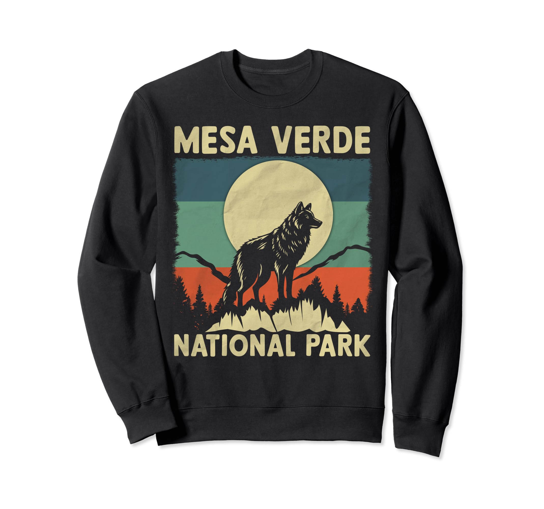 Wolf Mesa Verde National Park Sweatshirt - Custom Art Print for Adults - T-Shirt, Sweatshirt, Hoodie