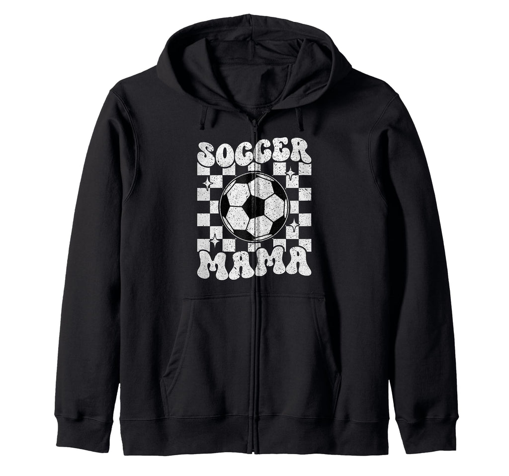 Soccer Mama Mother Mommy Ball Play Sports Hoodie - Novelty Apparel Unisex - T-Shirt, Sweatshirt, Hoodie