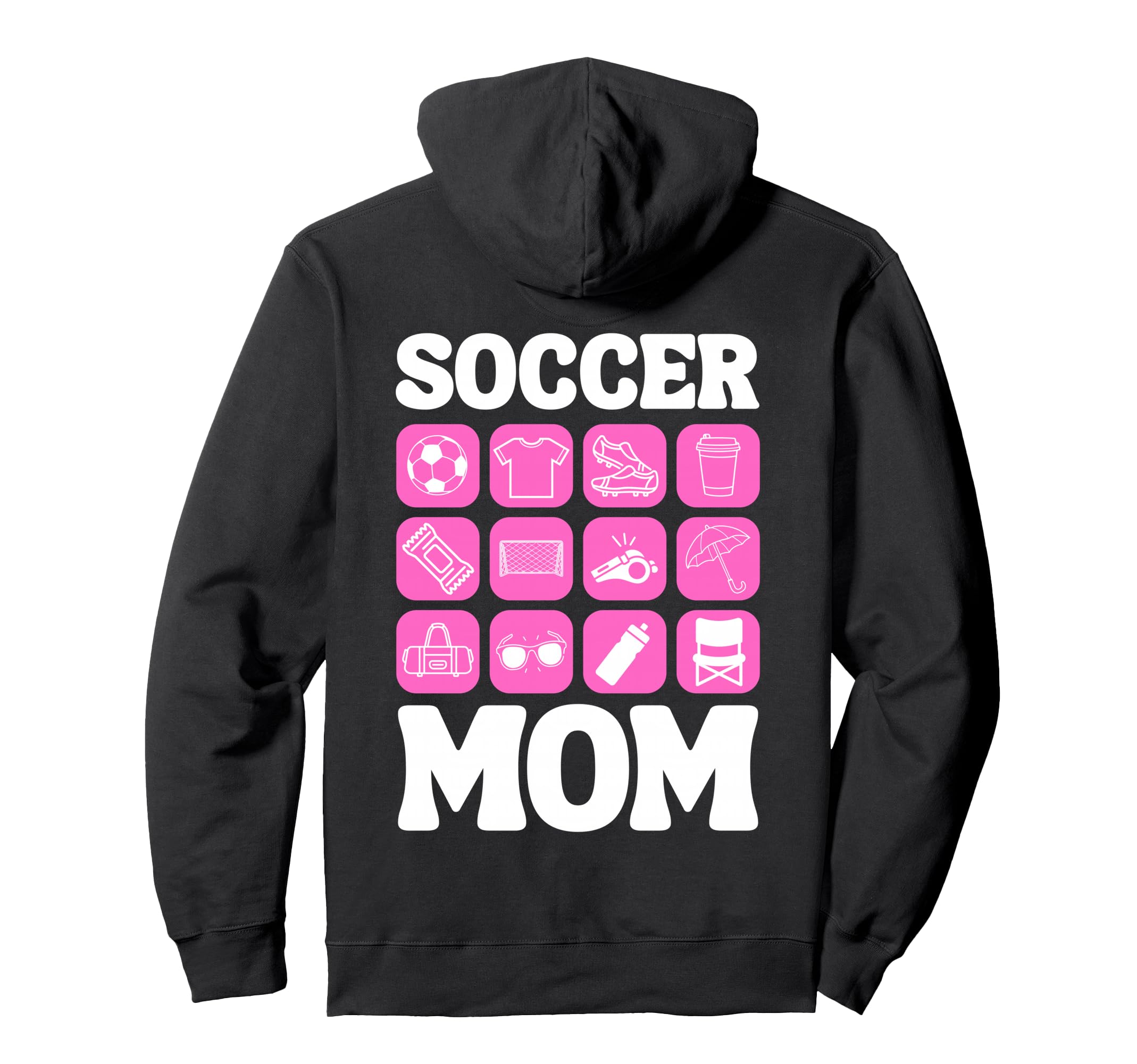 Soccer Mom Icons Soccer Hoodie - Custom Art Print Men Women - T-Shirt, Sweatshirt, Hoodie