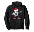 Soccer Football Santa Hat Matching Hoodie - Minimalist Print Men Women - T-Shirt, Sweatshirt, Hoodie