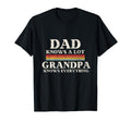 Dad Knows Lot But My Grandpa Knows T-Shirt - Streetwear Style Men Women - T-Shirt, Sweatshirt, Hoodie