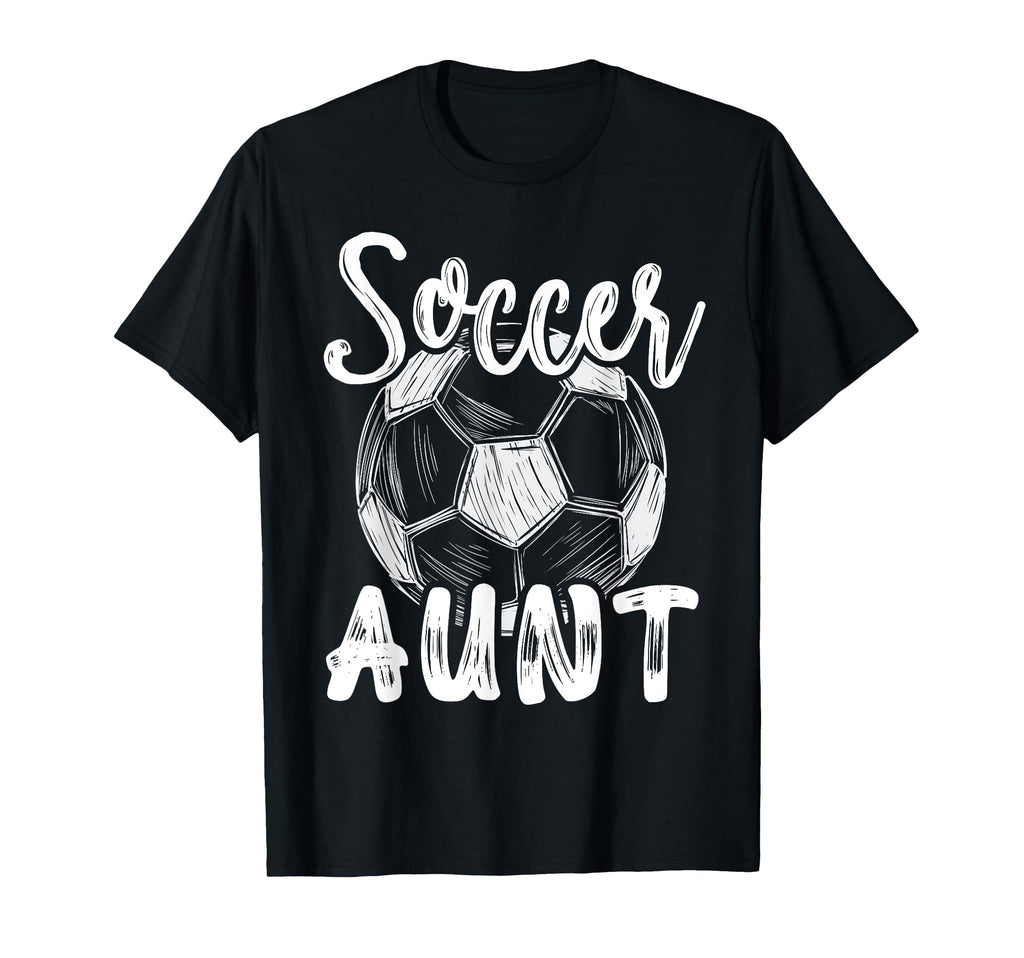Soccer Aunt Family Matching Team T-Shirt - Fun Novelty Design for Adults - T-Shirt, Sweatshirt, Hoodie