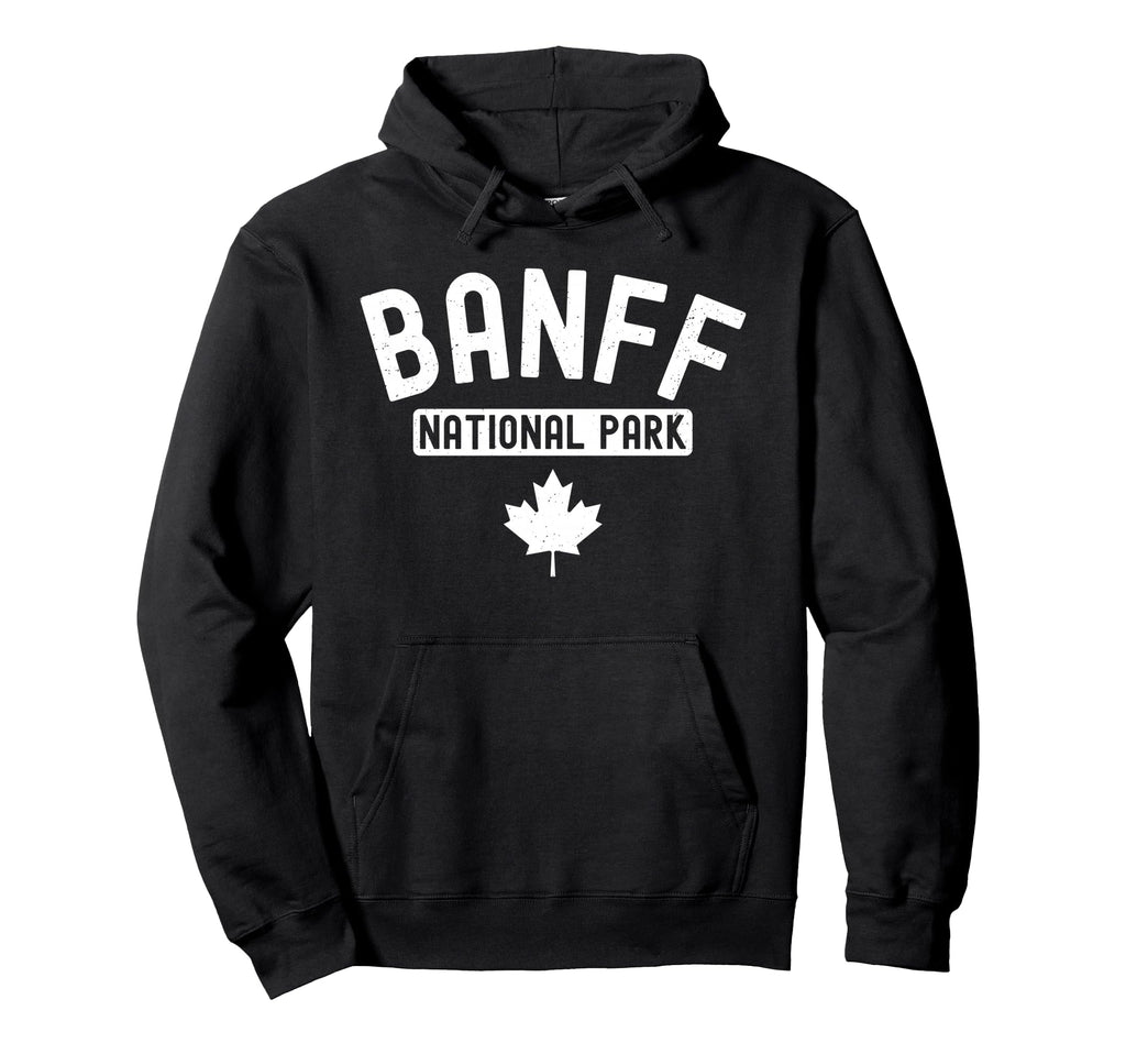 Banff National Park Canada Alberta Maple Hoodie - Aesthetic Graphic Unisex - T-Shirt, Sweatshirt, Hoodie