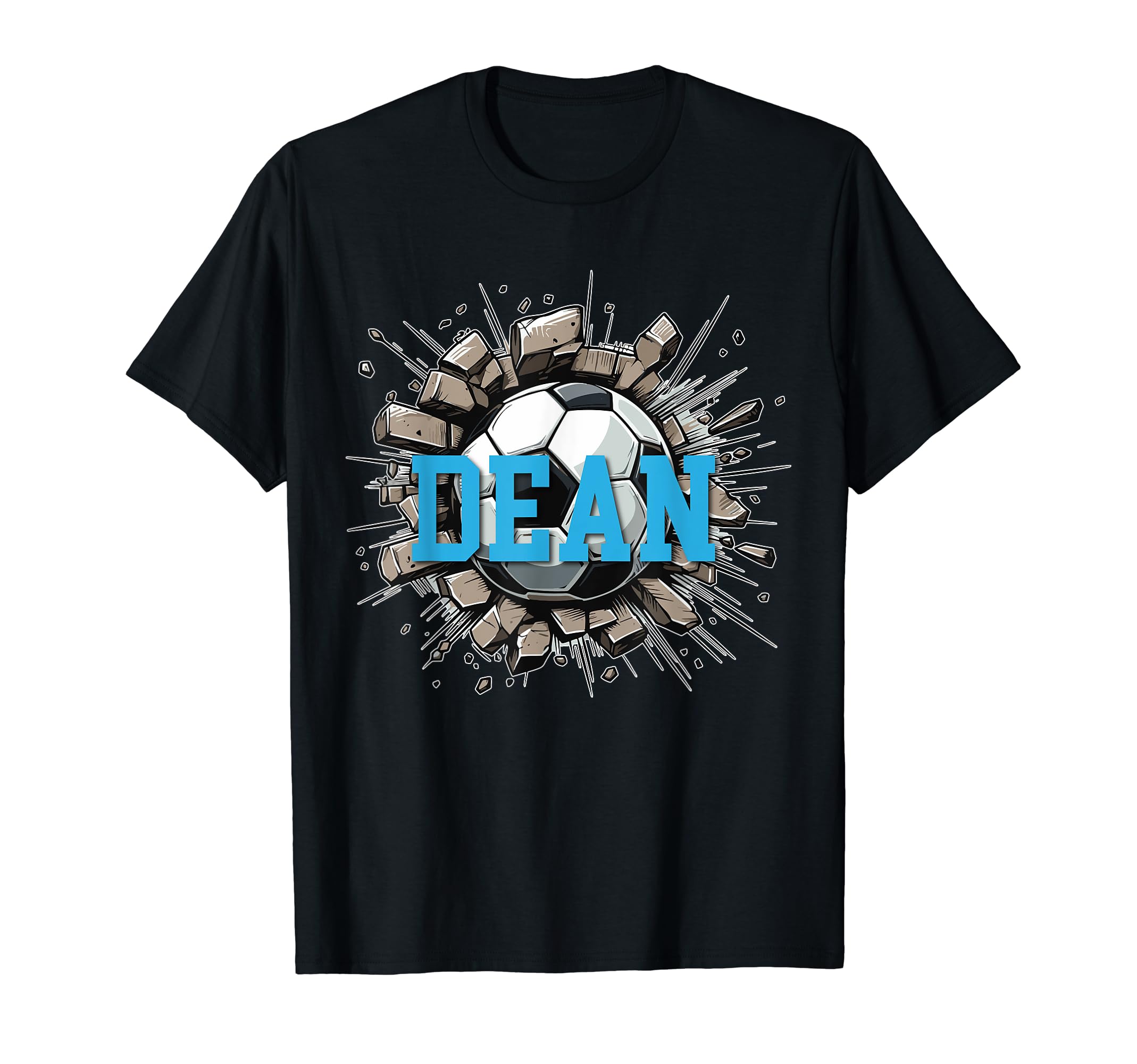 Dean Personalized Name Soccer Sports Sweatshirt - Unique Graphic for Adults - T-Shirt, Sweatshirt, Hoodie