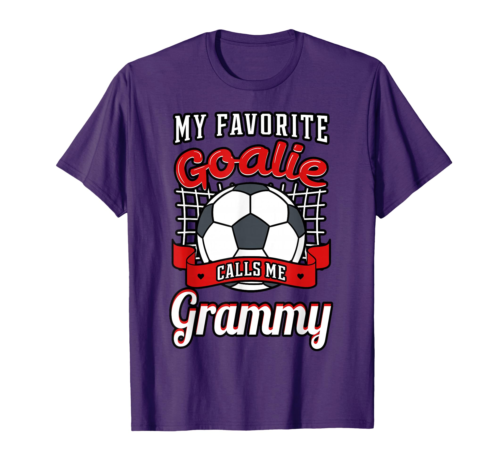My Favorite Goalie Calls Me Grammy T-Shirt - Custom Art Print for Adults - T-Shirt, Sweatshirt, Hoodie
