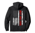 Best Dad Ever American Flag Funny Dad Hoodie - Minimalist Print for Adults - T-Shirt, Sweatshirt, Hoodie