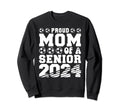 Proud Mom Soccer Senior 2024 Sweatshirt - Minimalist Print Unisex - T-Shirt, Sweatshirt, Hoodie