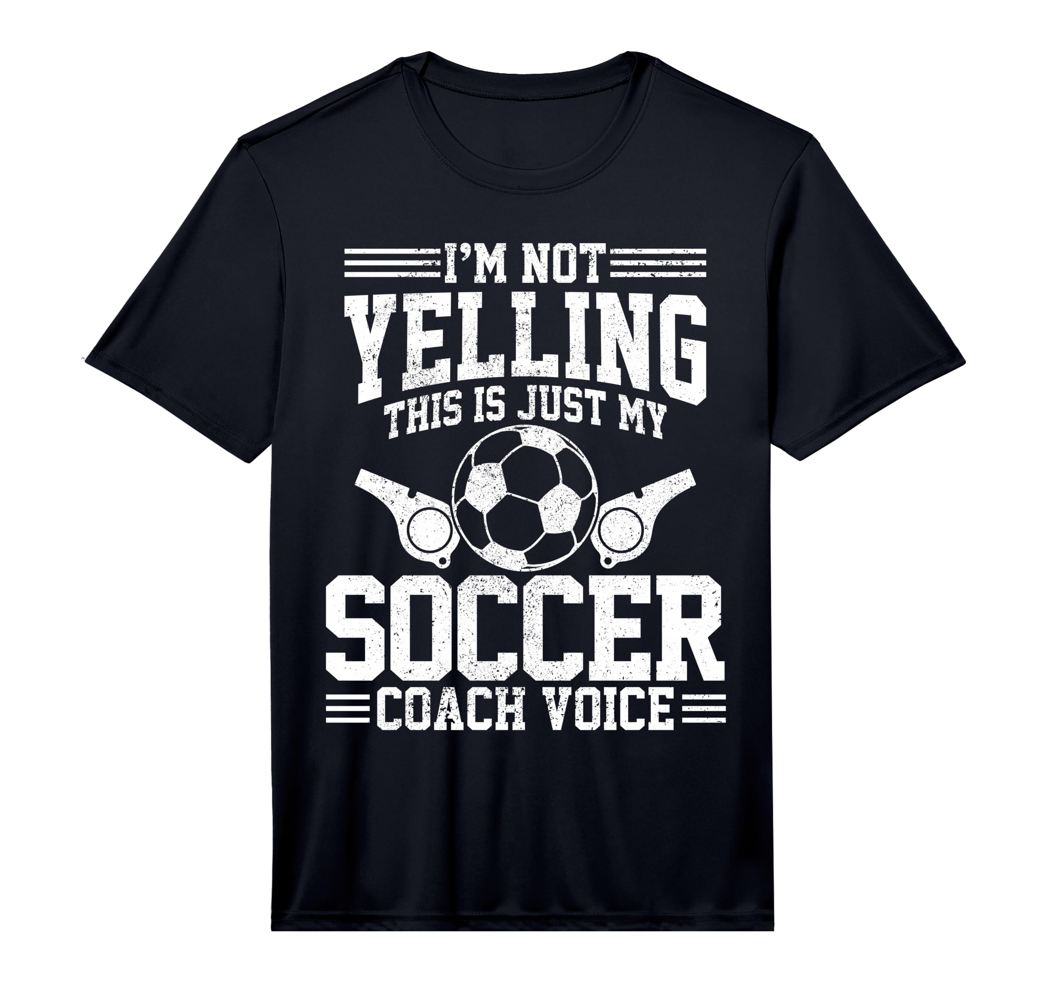 Mens Soccer Coach Voice Funny Sports T-Shirt - Custom Art Print for Adults - T-Shirt, Sweatshirt, Hoodie