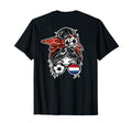 Messy Bun Hair Dutch Soccer Netherlands T-Shirt - Unique Graphic Men Women - T-Shirt, Sweatshirt, Hoodie