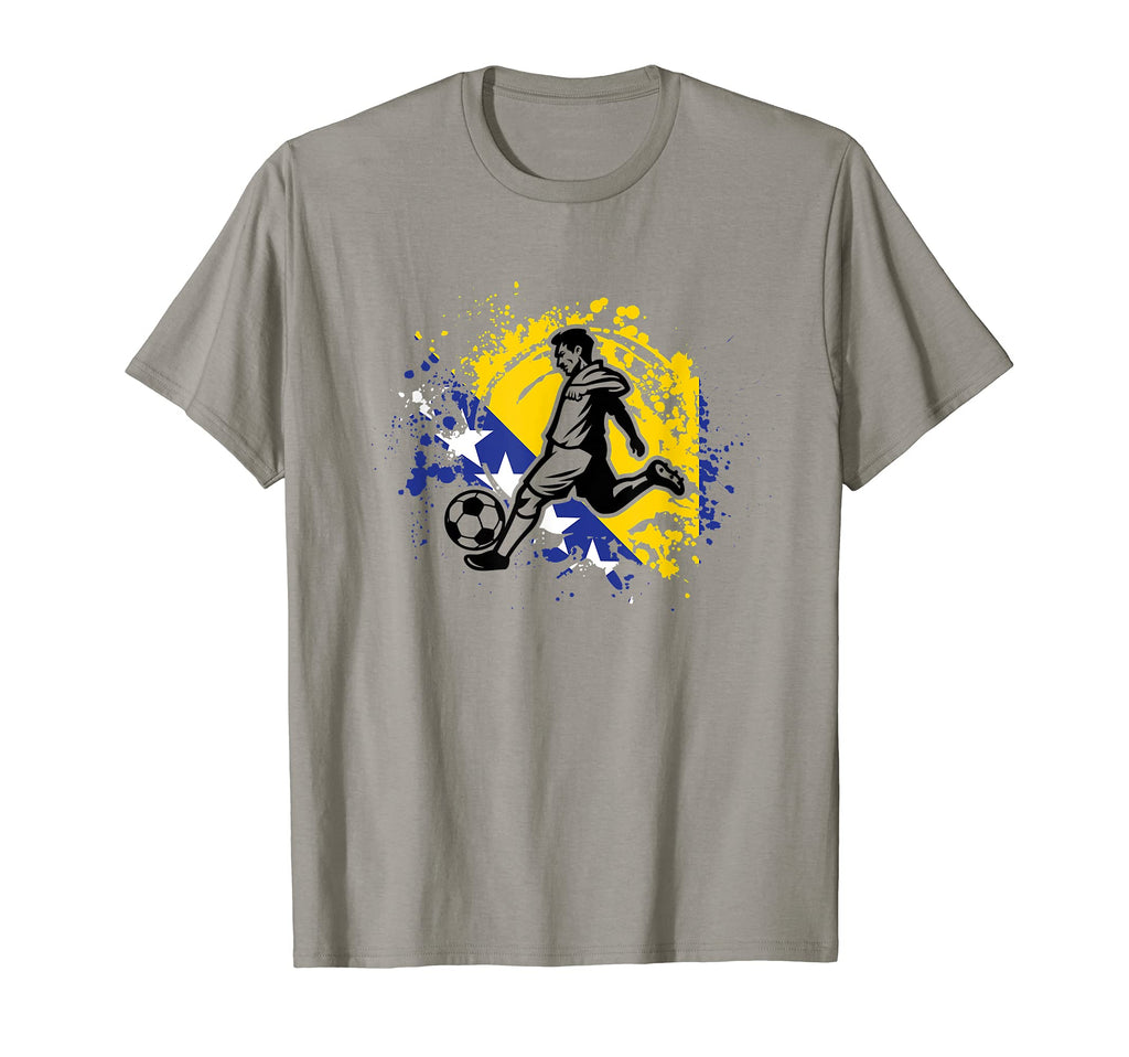 Bosnia And Herzegovina Football T-Shirt - Unique Graphic for Adults - T-Shirt, Sweatshirt, Hoodie