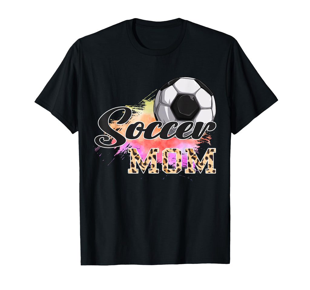 Soccer Leopard Tie Dye Soccer Mom T-Shirt - Streetwear Style for Adults - T-Shirt, Sweatshirt, Hoodie