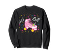 Lets Roll Unicorn Roller Skate Funny Sweatshirt - Minimalist Print Unisex - T-Shirt, Sweatshirt, Hoodie