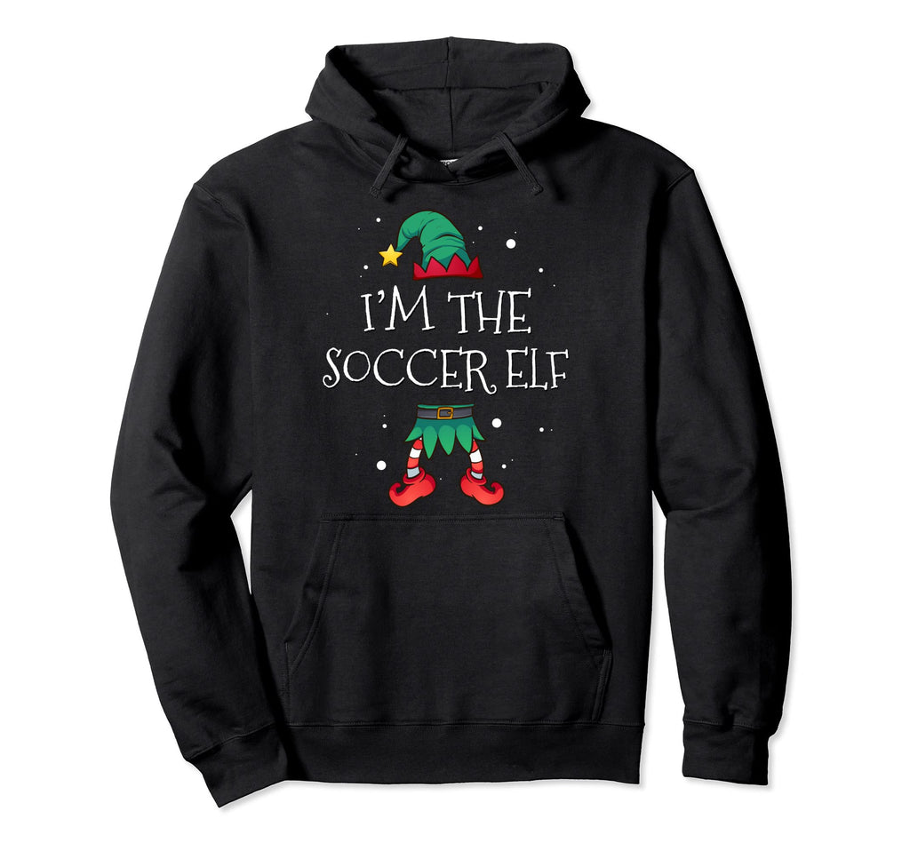 Im Soccer Elf Matching Family Outfits Hoodie - Custom Art Print for Adults - T-Shirt, Sweatshirt, Hoodie