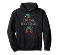 Im Soccer Elf Matching Family Outfits Hoodie - Custom Art Print for Adults - T-Shirt, Sweatshirt, Hoodie
