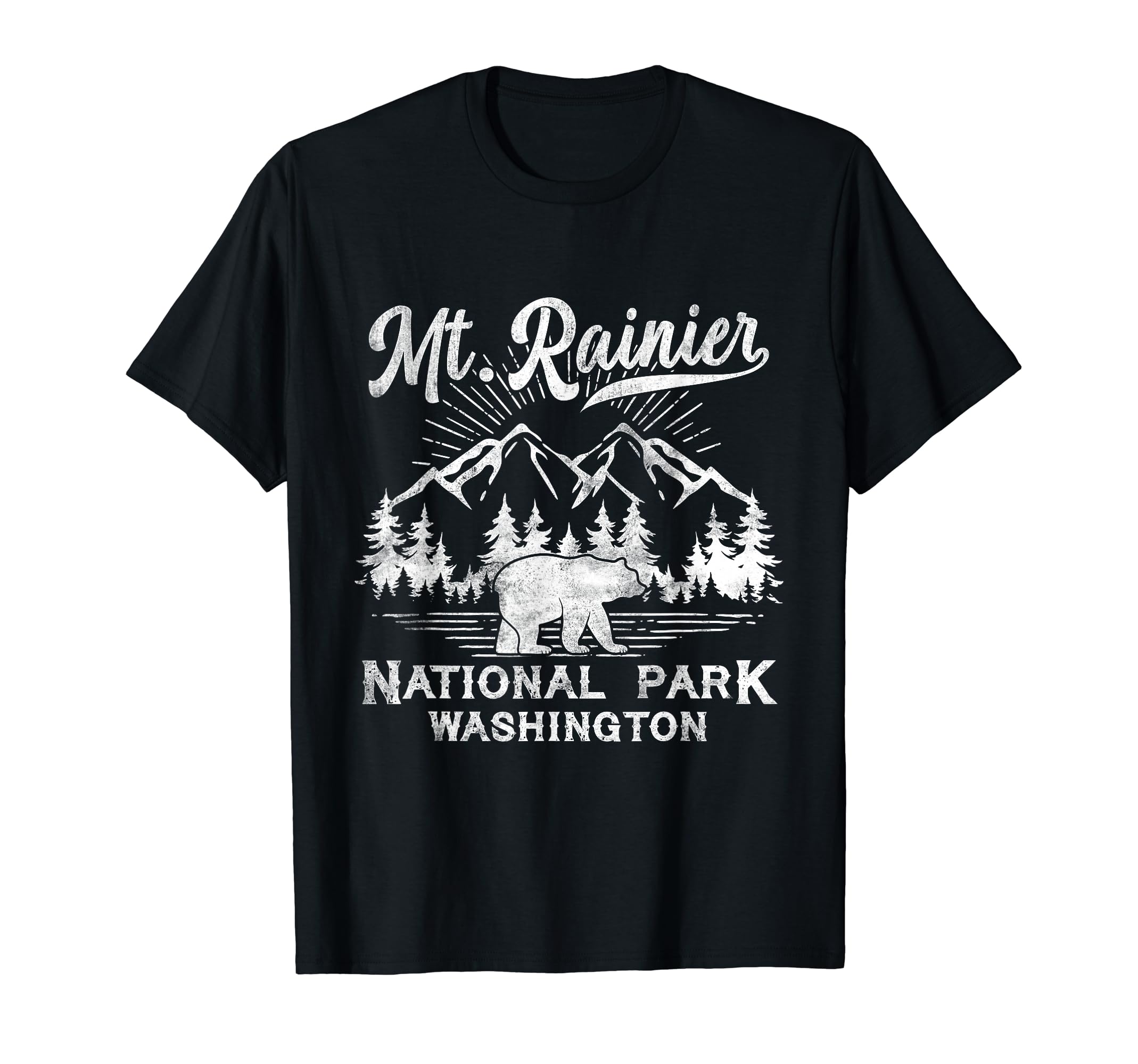 Mount Rainier National Park Lover T-Shirt - Fun Novelty Design Men Women - T-Shirt, Sweatshirt, Hoodie