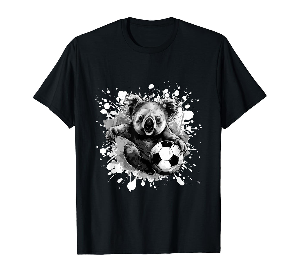 Koala Playing Soccer Sports Team T-Shirt - Custom Art Print for Adults - T-Shirt, Sweatshirt, Hoodie