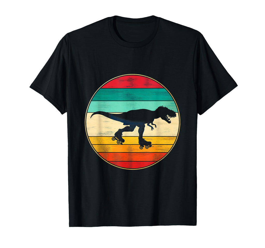 Dinosaur Roller Skate T Rex Dino T-Shirt - Aesthetic Graphic for Adults - T-Shirt, Sweatshirt, Hoodie