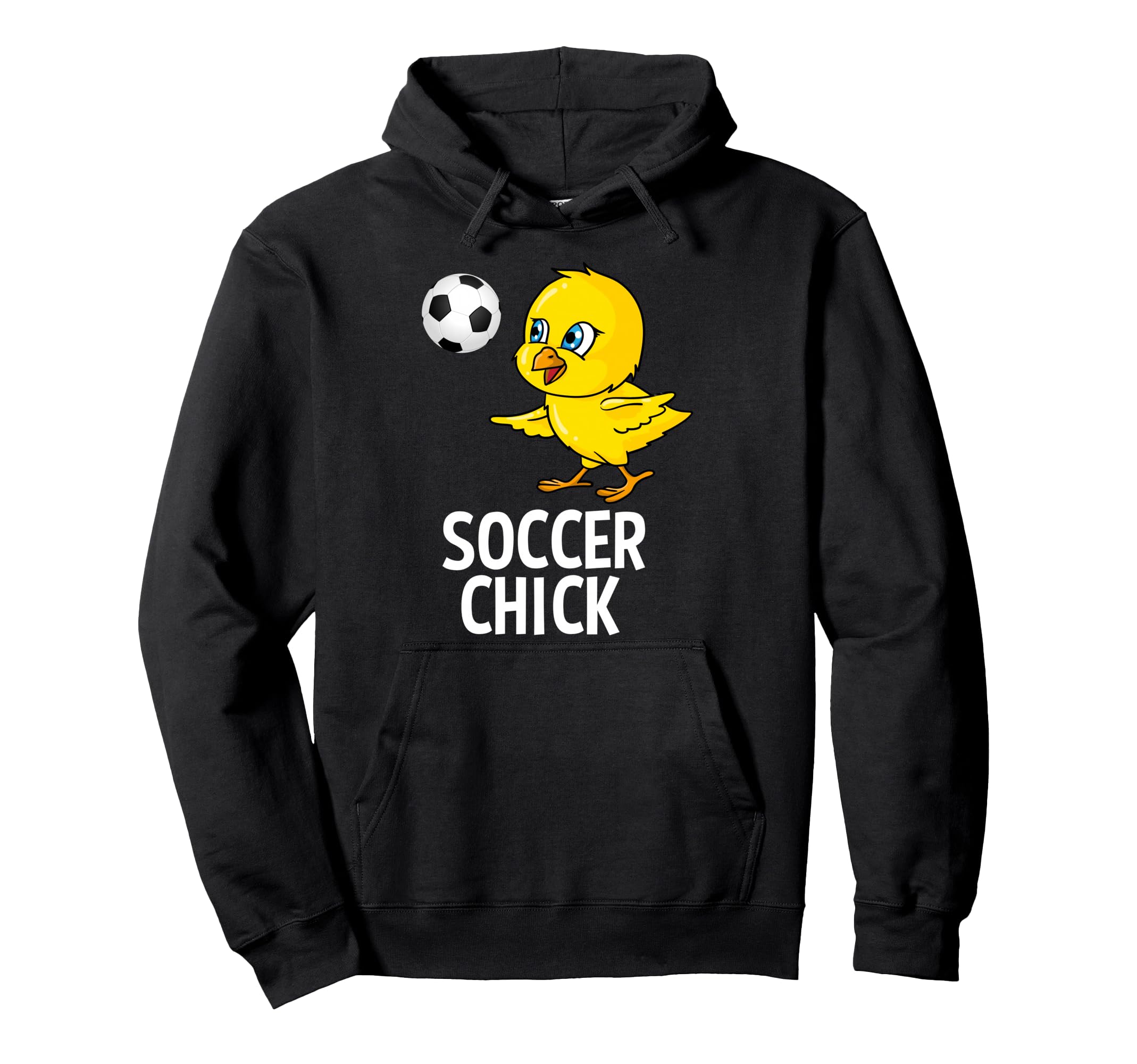 Soccer Chick Soccer Player Gag Hoodie - Graphic Print Men Women - T-Shirt, Sweatshirt, Hoodie
