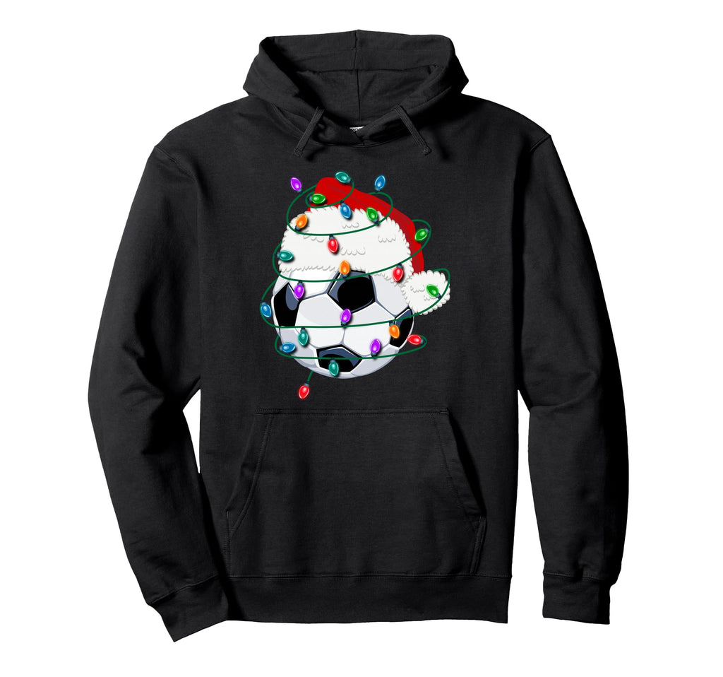 Santa Hat Gifts Light Ball Funny Hoodie - Casual Everyday Wear Unisex - T-Shirt, Sweatshirt, Hoodie