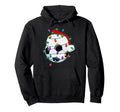 Santa Hat Gifts Light Ball Funny Hoodie - Casual Everyday Wear Unisex - T-Shirt, Sweatshirt, Hoodie