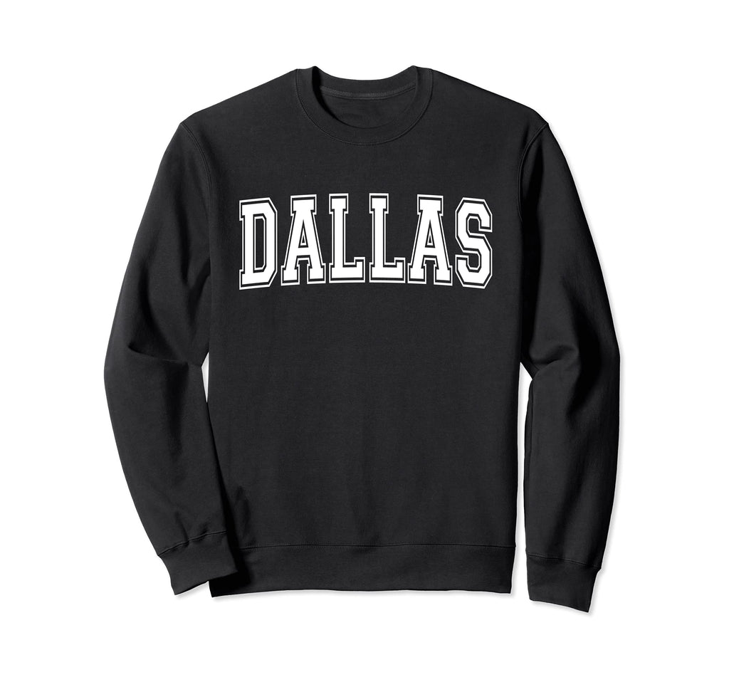Dallas Tx Texas Usa Sports Varsity Sweatshirt - Graphic Print for Adults - T-Shirt, Sweatshirt, Hoodie