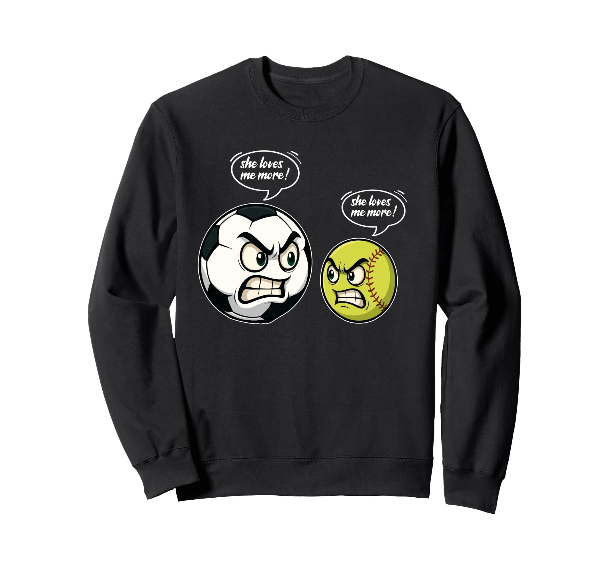 Funny Softball Soccer Daughter She Sweatshirt - Minimalist Print Men Women - T-Shirt, Sweatshirt, Hoodie