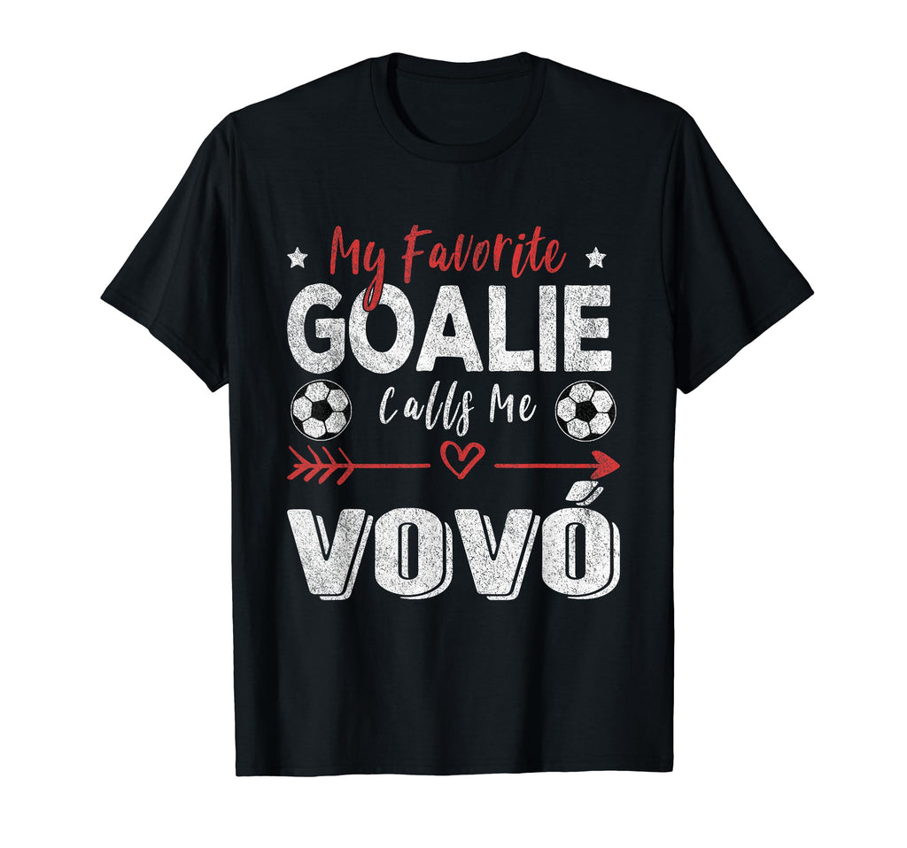 My Favorite Goalie Calls Me Vov T-Shirt - Minimalist Print for Adults - T-Shirt, Sweatshirt, Hoodie