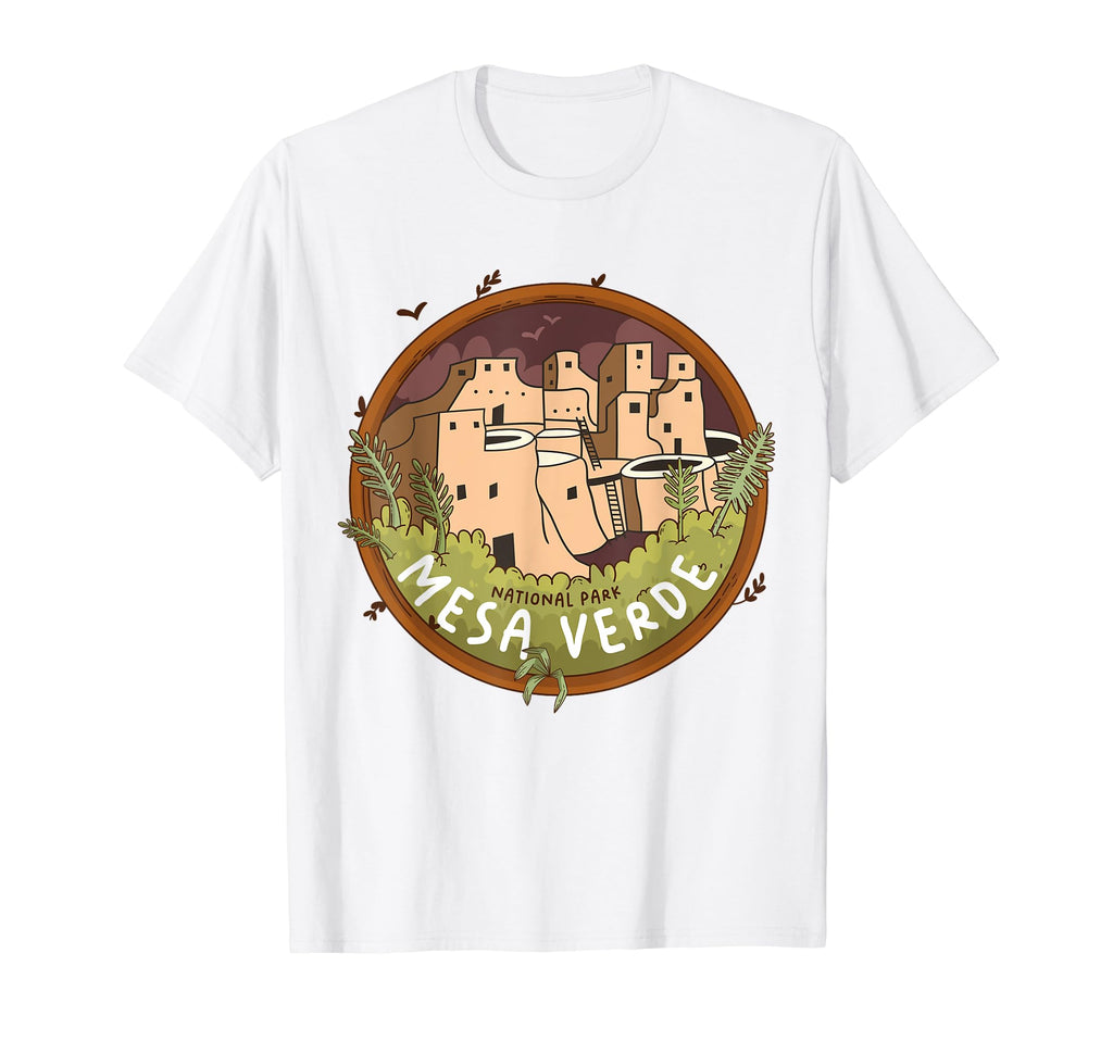 Mesa Verde Us National Park Colorado T-Shirt - Novelty Apparel for Adults - T-Shirt, Sweatshirt, Hoodie
