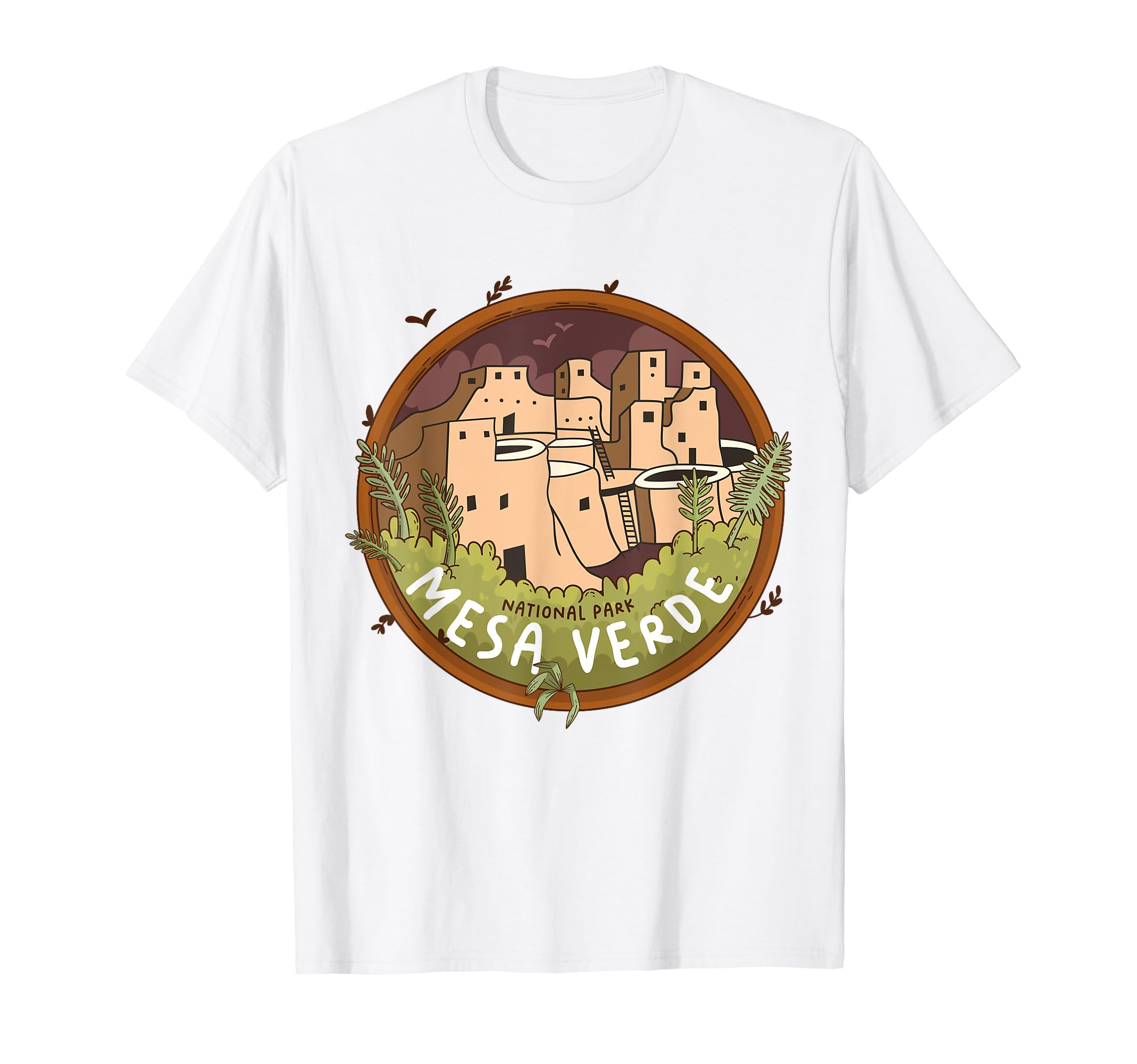 Mesa Verde Us National Park Colorado T-Shirt - Novelty Apparel for Adults - T-Shirt, Sweatshirt, Hoodie