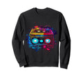 Neon Cassette Tape Gift Hoodie - Trendy Graphic Unisex - T-Shirt, Sweatshirt, Hoodie