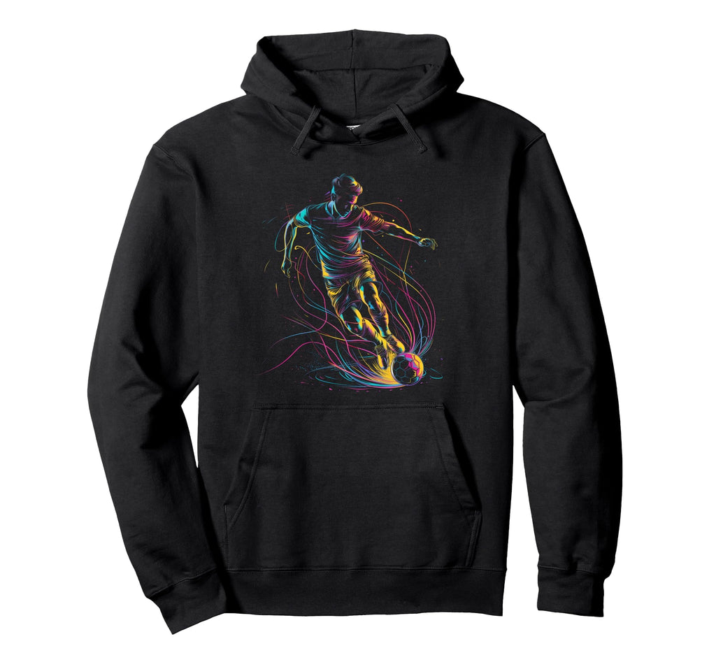 Soccer Player Sports Hoodie - Fun Novelty Design for Adults - T-Shirt, Sweatshirt, Hoodie