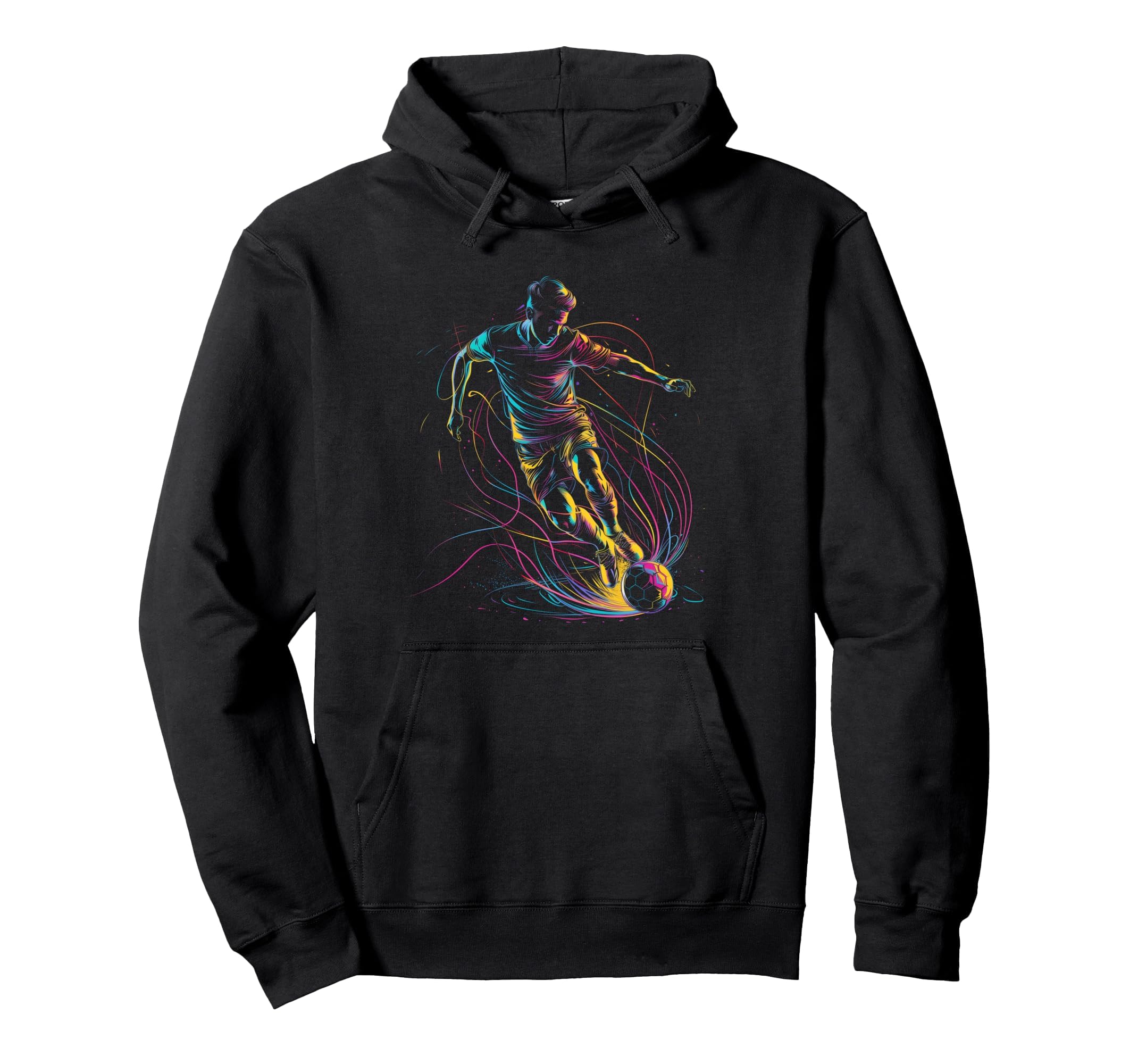 Soccer Player Sports Hoodie - Fun Novelty Design for Adults - T-Shirt, Sweatshirt, Hoodie