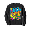80S Roller Skater Music Lover Skate Sweatshirt - Graphic Print Men Women - T-Shirt, Sweatshirt, Hoodie